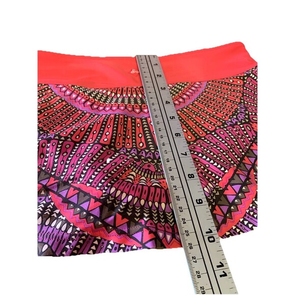 prAna Sz Small High Rise Swim Skirt Swimsuit Pink Purple Spring Break Gym EUC - Picture 8 of 11